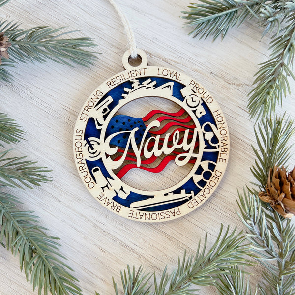 Military Ornament - Choose Your Branch