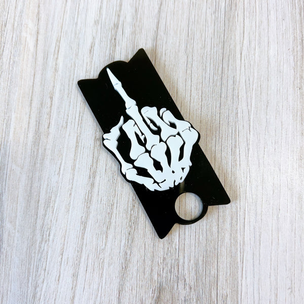 Stanley Tumbler Skull Hand Lid Toppers