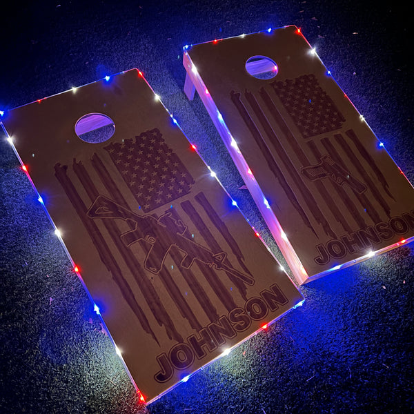 Custom Laser Engraved Cornhole Boards