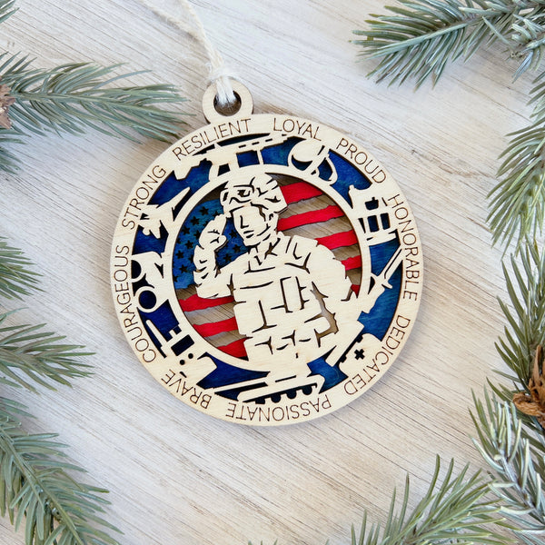 Military Ornament - Choose Your Branch