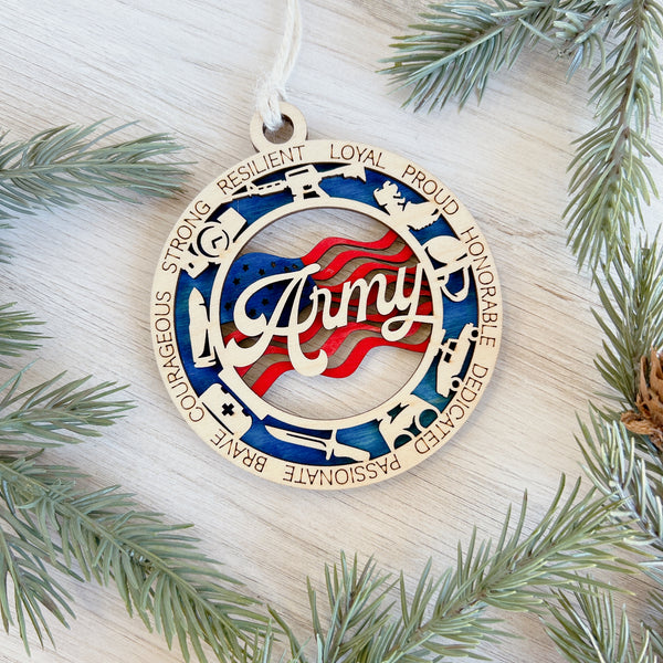 Military Ornament - Choose Your Branch