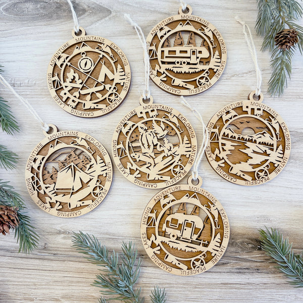Great Outdoors Ornaments - Choose Your Design