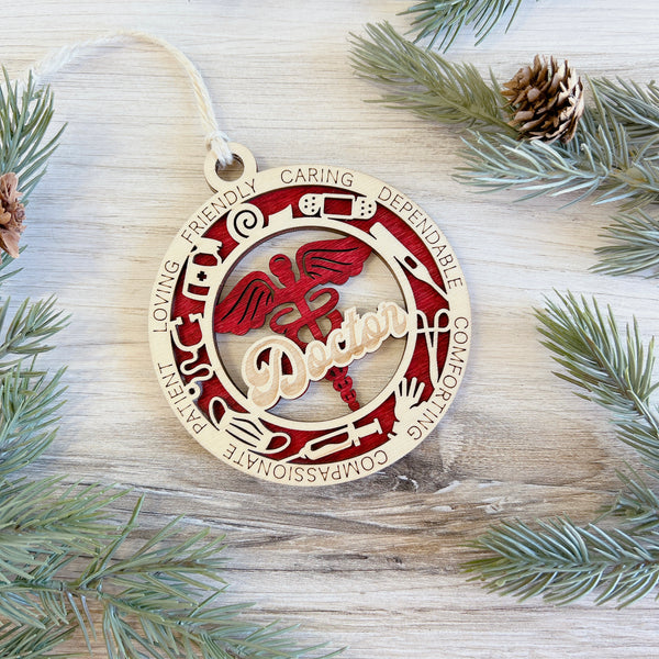 Medical Professional Ornament - Choose from 3 designs