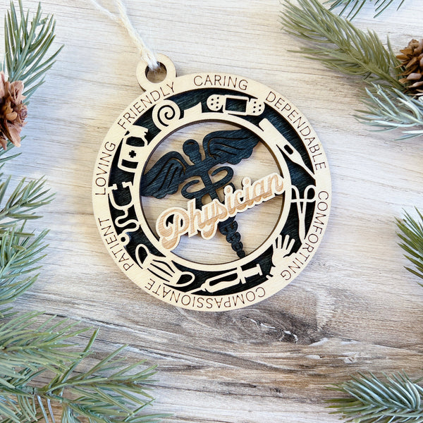 Medical Professional Ornament - Choose from 3 designs