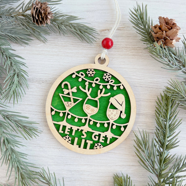 Punny Christmas Ornaments - Choose Your Design