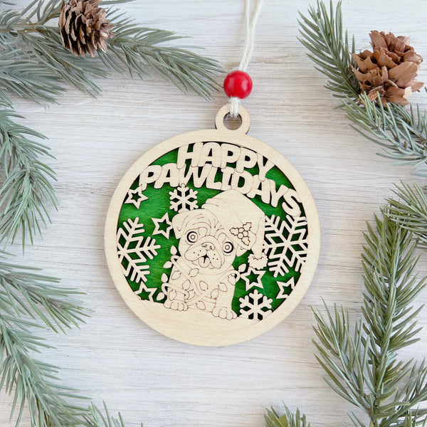 Punny Christmas Ornaments - Choose Your Design