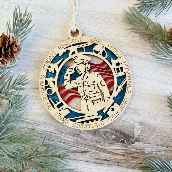 Military Ornament - Choose Your Branch