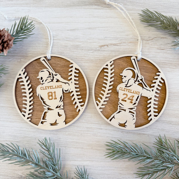 Personalized Sports Ornaments