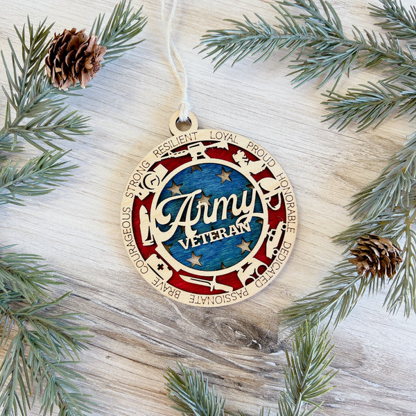 Military Ornament - Choose Your Branch