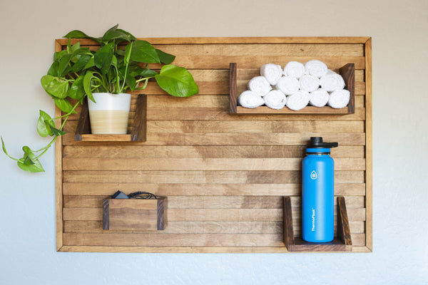 Home Gym Wall Organizer - Peloton Inspired