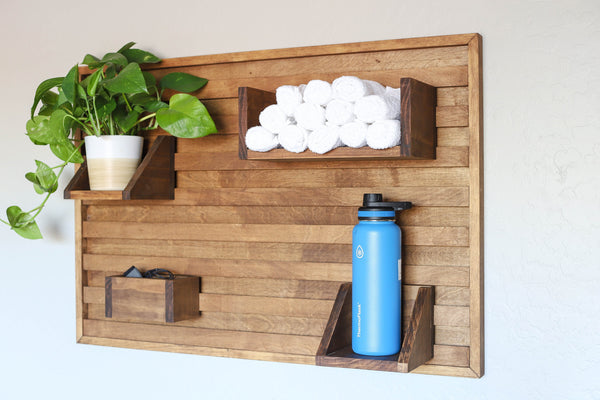 Home Gym Wall Organizer - Peloton Inspired