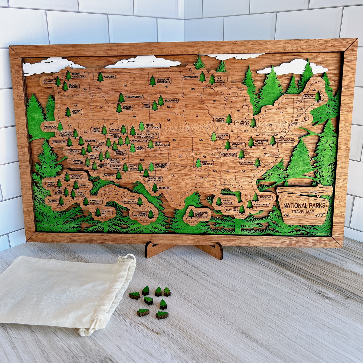 National Parks Travel Maps