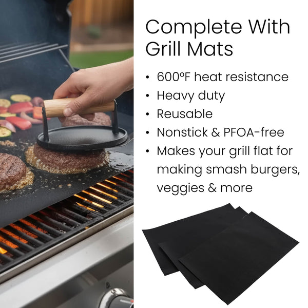 Smash Burger Set | 9-Piece Custom Burger Kit