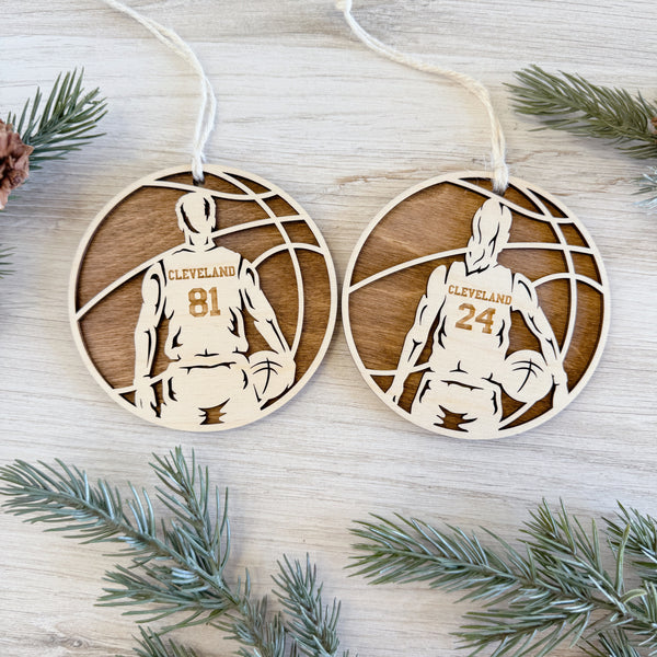 Personalized Sports Ornaments