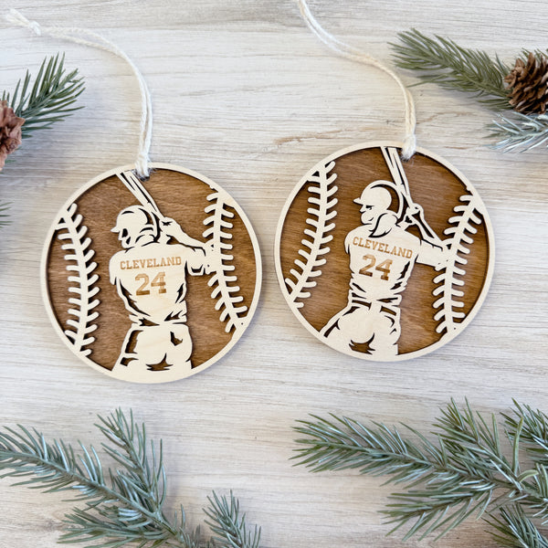 Personalized Sports Ornaments