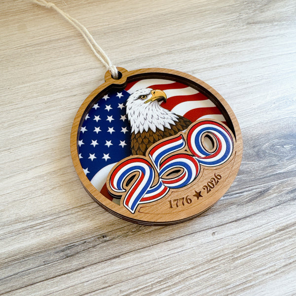 America 250th Anniversary Ornament