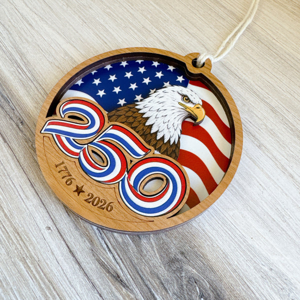 America 250th Anniversary Ornament