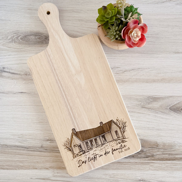 Personalized Charcuterie Board with Handle