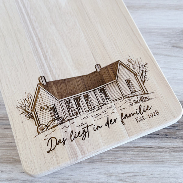 Personalized Charcuterie Board with Handle