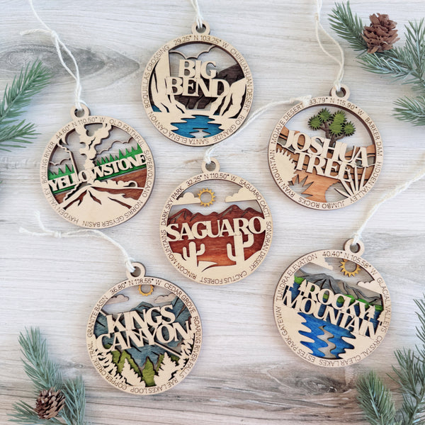 National Parks Ornaments