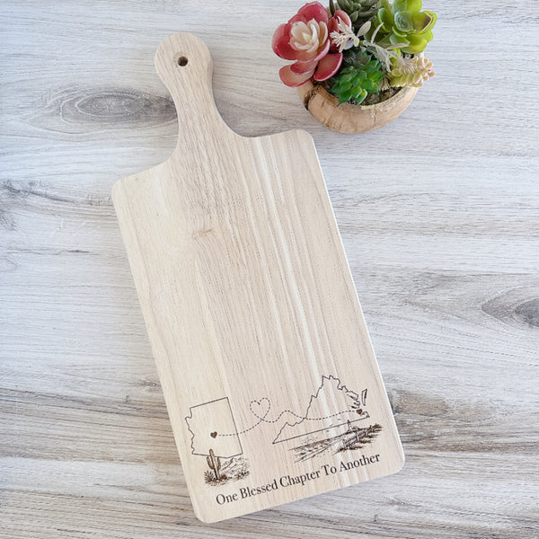 Personalized Charcuterie Board with Handle