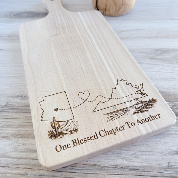 Personalized Charcuterie Board with Handle