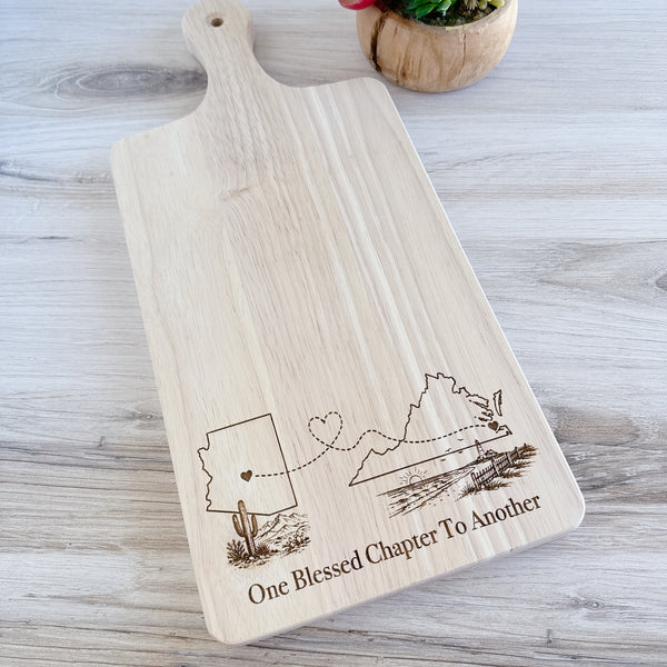 Personalized Charcuterie Board with Handle