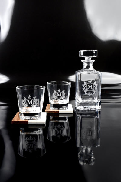 Personalized Whiskey Decanter Gift Set